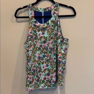 Floral halter top